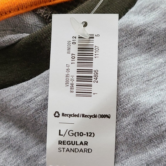 NWT boys long sleeve shirt size 10/12 - Picture 8 of 8